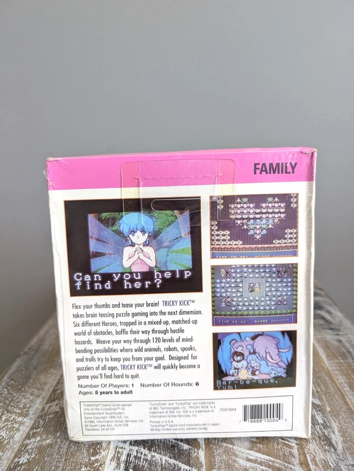 NEW ✹ Tricky Kick ✹ TURBOGRAFX 16 Duo Game ✹ FACTORY SEALED Turbo Grafx 16 ✹ USA - Image 3 of 4