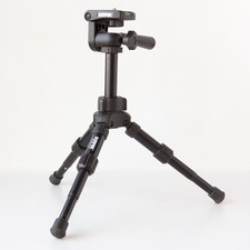 Sunpack 12.25" Mini-Pro Plus Light Black Tripod w/ 3 Way Panhead