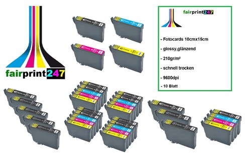 Patronen für Epson 604 604XL kompatibel kein original XXL-Füllmenge TOP - 第 1/28 張圖片