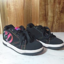 HEELYS PROPEL 2.O Black/Rainbow Foil Wheels Sneakers Size 4Y/Womens 5