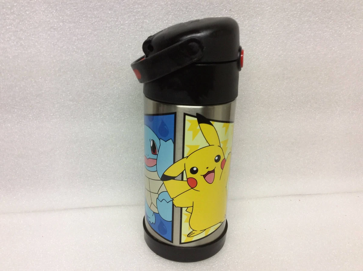 Thermos Funtainer 12 Ounce Bottle, Pokemon, Black