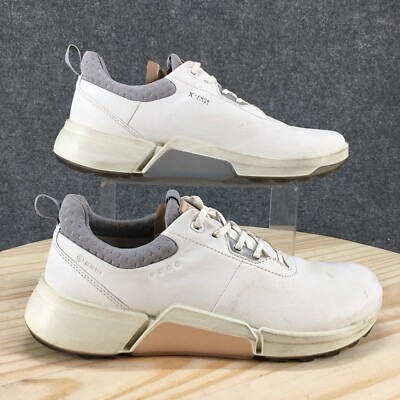 Ecco Shoes Womens 9-9.5 Biom H4 Golf Sneakers White Lace Up Low Top Round Toe
