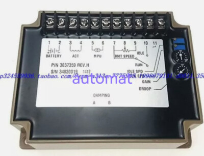 New 3037359 Electronic Engine Speed Controller/governor for generator