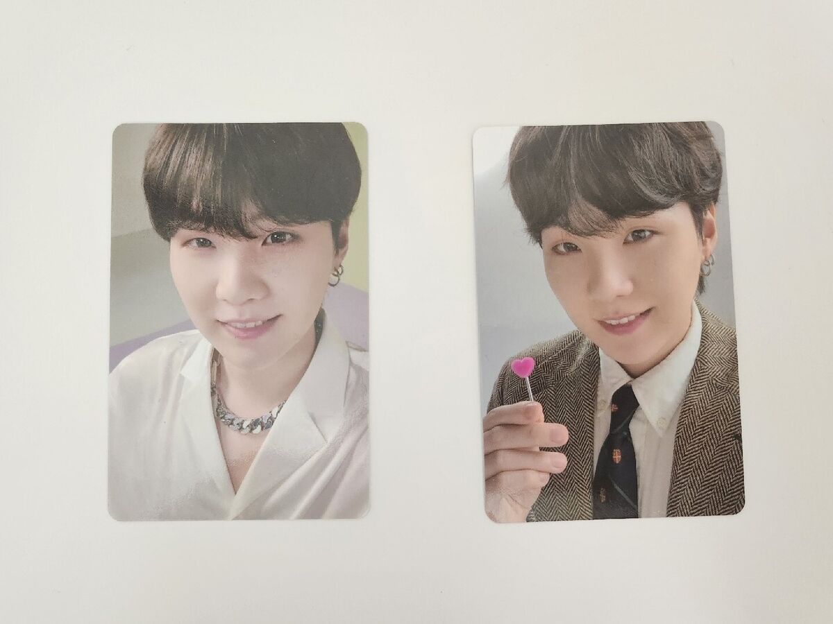 BTS SUGA FESTA D-Day Calendar 2021 Official Photocard 2piece BTS SUGA FESTA D-Day Calendar 2021 Official Photocard 2piece