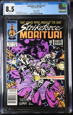 Strikeforce Morituri #1 Dec 1986 CGC 8.5  Marvel Comic Book