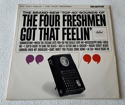 FOUR FRESHMEN ~ GOT THAT FEELIN' ~ 1963 UK 12-TRACK MONO VINYL LP RECORD