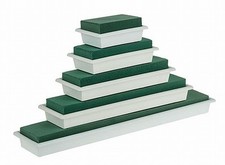 Steckmasse - Schale, 30 cm lang, 2 StÜCK, Tisch-Blumenschmuck, Steckschaum