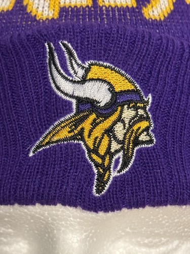 Cappello berretto berretto NFL Minnesota Vikings taglia giovanile Pom NFL calcio - Foto 7 di 9