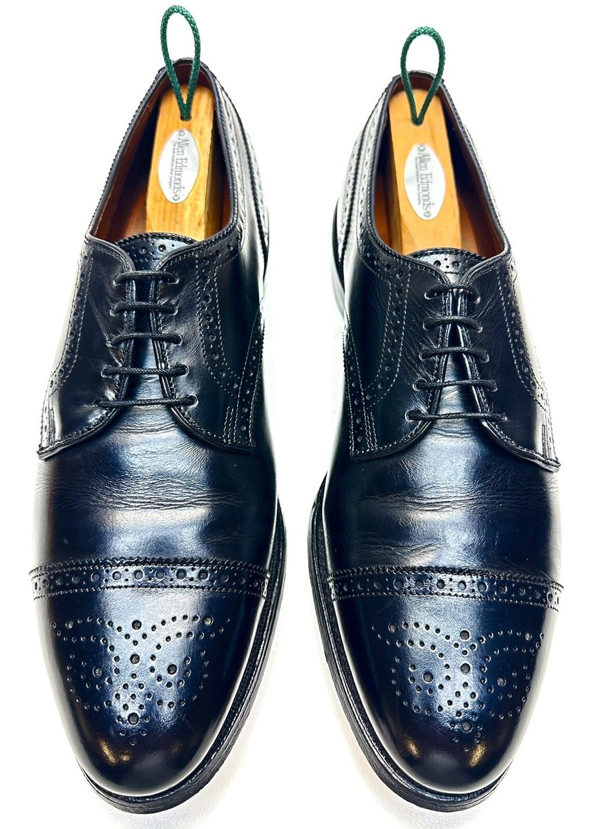 Allen Edmonds Sanford Black Leather Cap Toe Oxford Dress Shoes 13B USA Mens Allen Edmonds Sanford Black Leather Cap Toe Oxford  main image 3