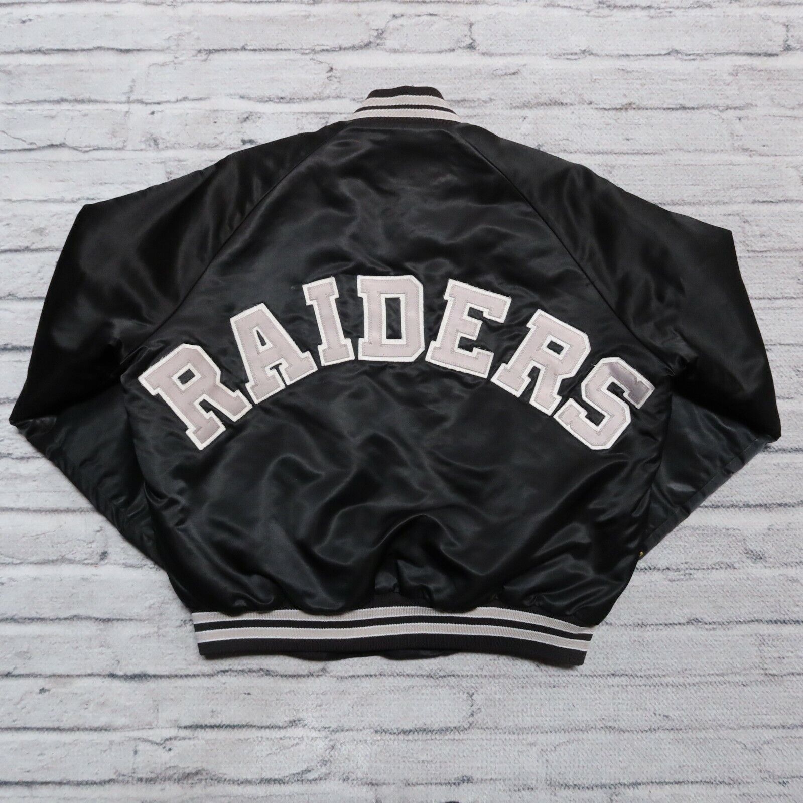 Vintage 90s Oakland Raiders Satin Jacket by Chalk Line Los Angeles Las Vegas