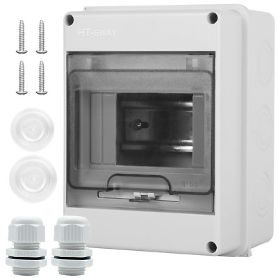 Waterproof Distribution Protection Box, ABS Plastic Breaker Electrical Box and T
