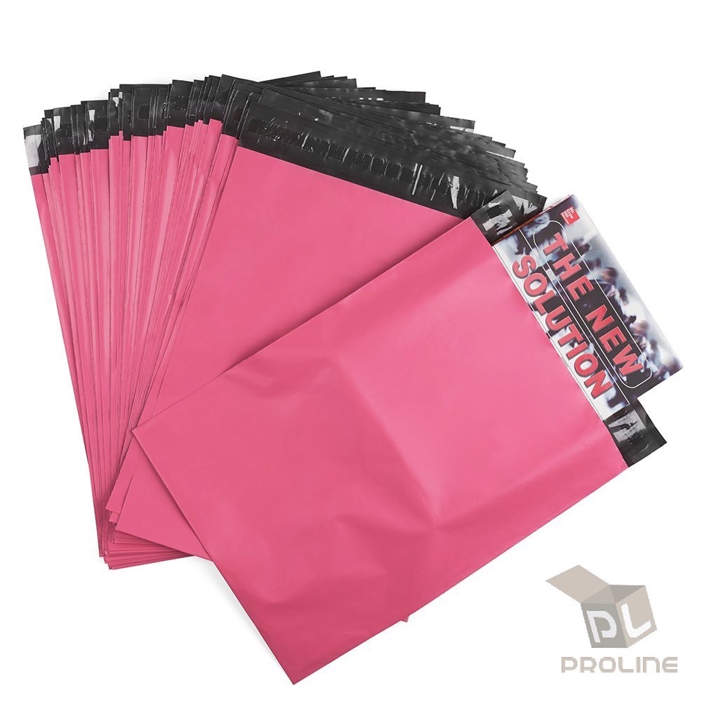 100 Pink Poly Mailers 12x16 Shipping Bags Plastic Packaging Mailing Envelope