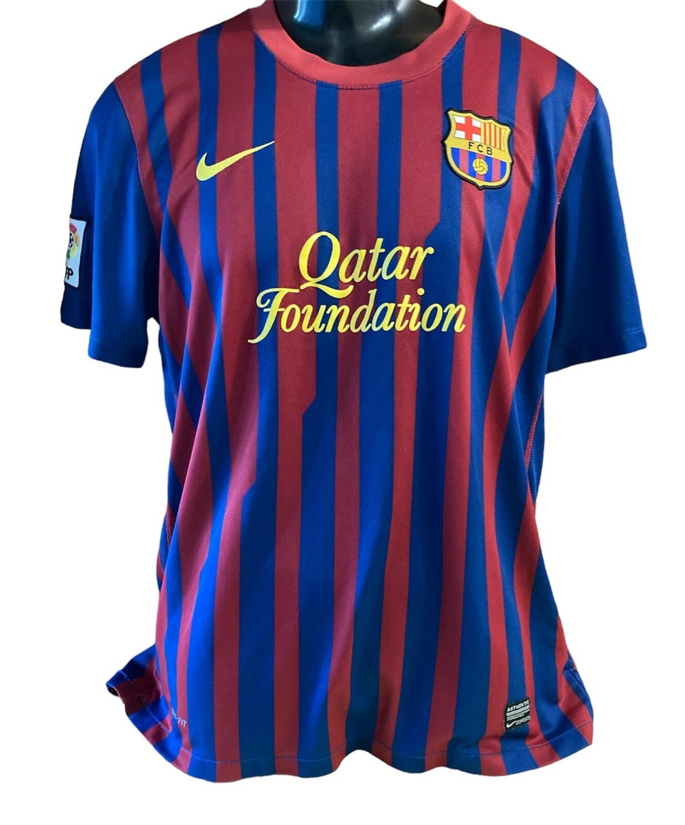 Nike 2011-2012 FC Barcelona Barca FCB Home Jersey Shirt Size Men's