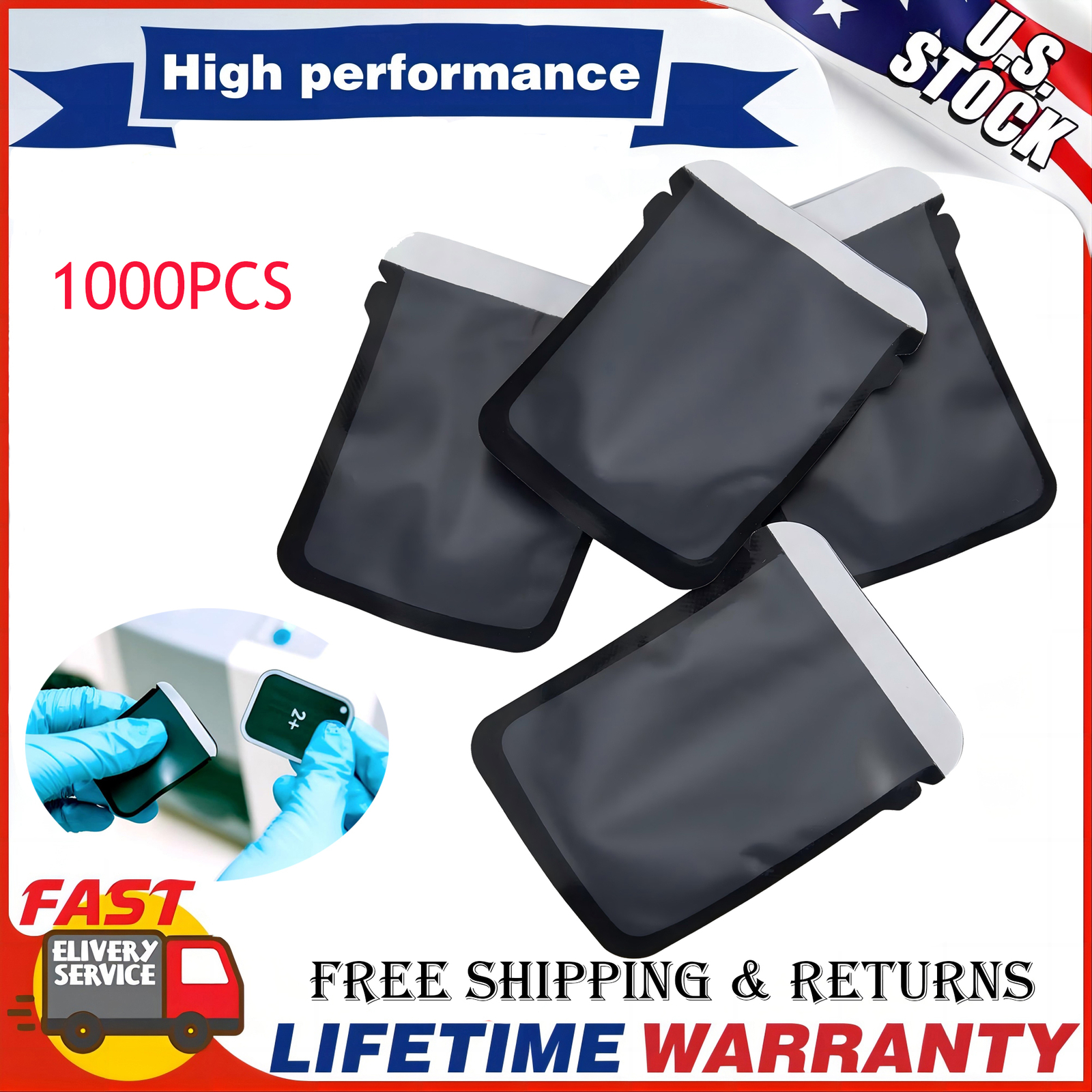 3,000 Count #2 Adult Phosphor Plate Barrier Envelopes - For Gendex & Scan-X Dental X-Ray Systems