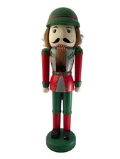 Nutcracker Figurine Wooden Nutcracker Soldier Wood 15 Inch Made In China