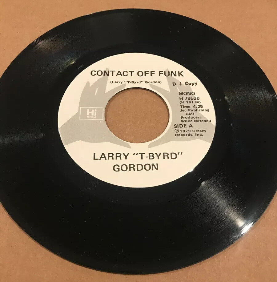 Larry T-Byrd Gordon - Contact Off Funk * HI Soul Funk 45 Promo