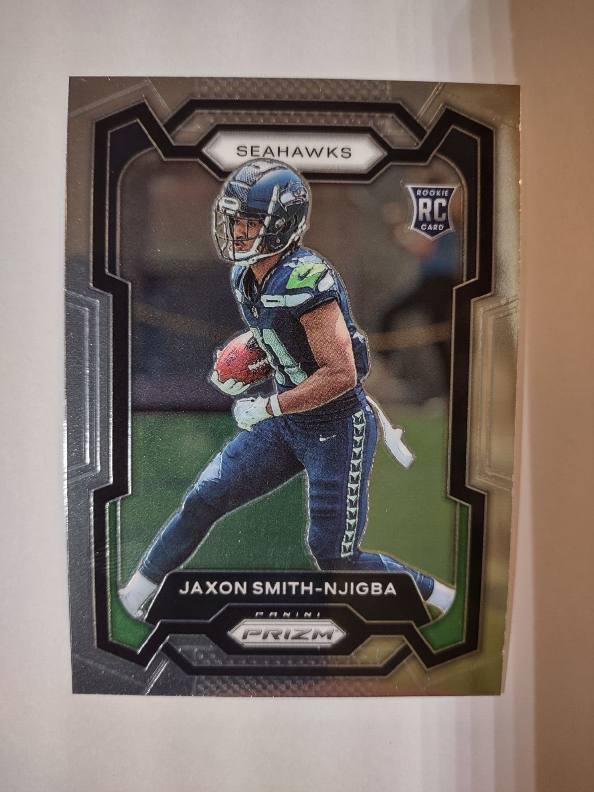 2023 Prizm Jaxon Smith-Njigba Base Rookie Card #390, Seattle Seahawks