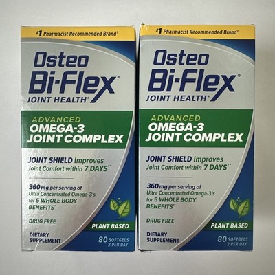 (2) Osteo Bi-Flex Joint Health Advanced Omega-3 Joint Complex Exp. 02/27+