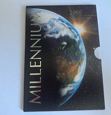 ROYAL MINT MILLENNIUM 2000 COIN &pound;5 FIVE 5 POUND COIN PACK DATED 1999