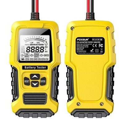 Battery Test Tool for 3AH 200Ah Starter Batteries 12V 24V Voltage Support