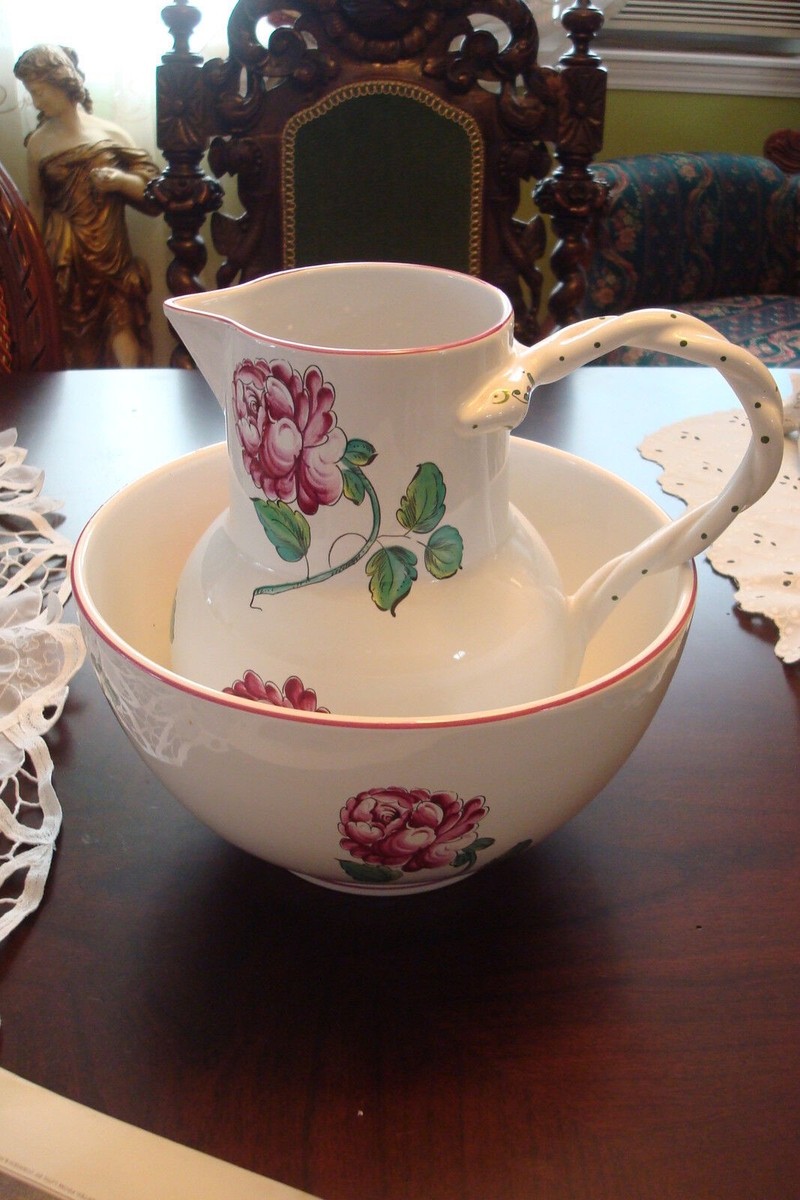 Tiffany & Co bowl and pitcher 