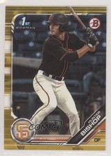 2019 Bowman Draft Gold 7/50 Hunter Bishop #BD-31 u5x