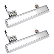 71-76 Chevy Pontiac Drivers Set Front Rear Outside Exterior Chrome Door Handles