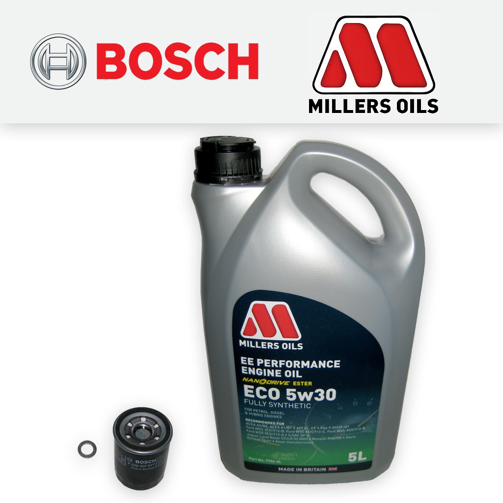 SERVICE KIT for HONDA JAZZ 1.2 1.3 1.4 OIL FILTER +5w30 EE NANO OIL (2008-2015)