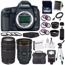 Canon EOS 5D Mark III DSLR Camera  2 Lenses Pro Bundle 44