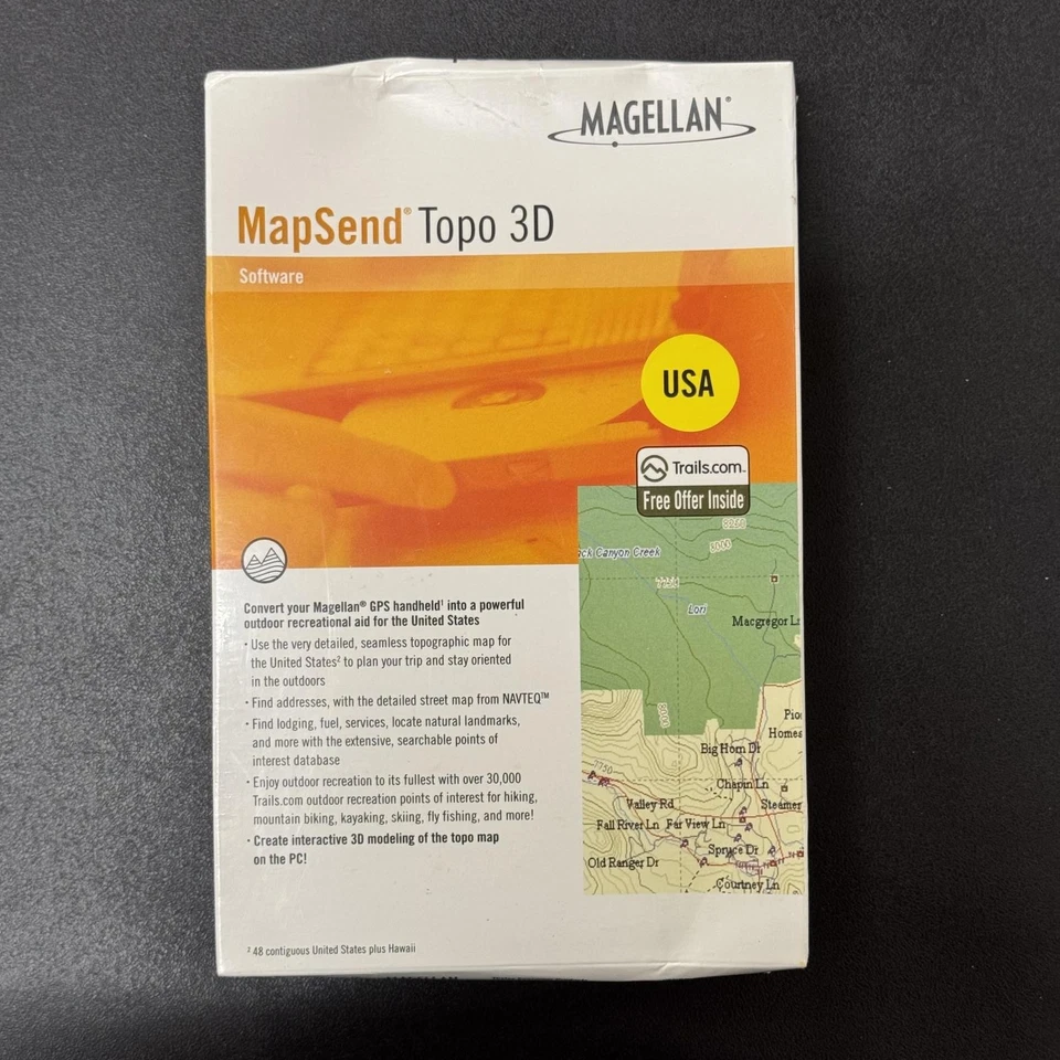 Magellan MapSend Topo 3D Software, 980611-09 USA Version 1 - Image 2 of 4