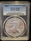 2017 American Silver Eagle 1 OZ PCGS MS69 💥 Beuatiful 💥 Stack those EAGLES!!!!