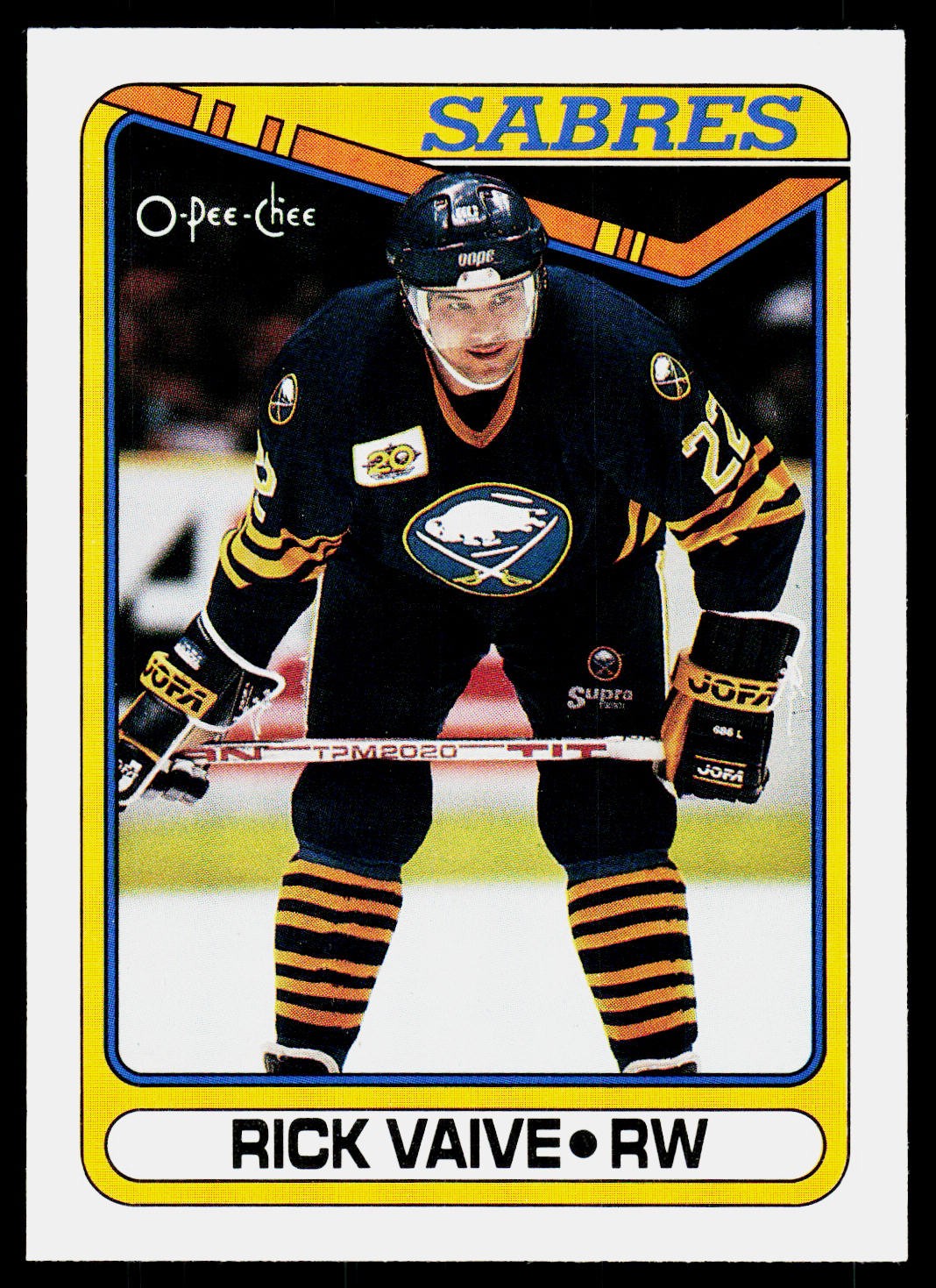 1990-91 O-Pee-Chee Rick Vaive #148 Buffalo Sabres