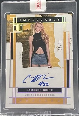 2025 Panini Impeccable WNBA - Impeccably Dressed Cameron Brink #IDS-CB  /25