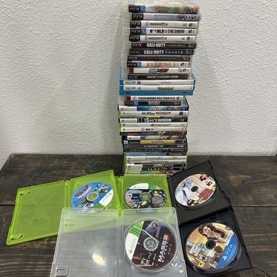 Mixed Lot Of 43 Video Xbox 360,Xbox,PS3,PS2,Wii Untested