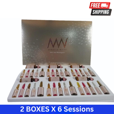2X Miracle White EXC Beauty Care 6 Sets Original FedEx Free Shipping