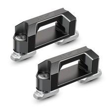 Truck Bed Rail Cleats Tie Down Anchors Compatible 2Pcs Tie Down Anchors Black