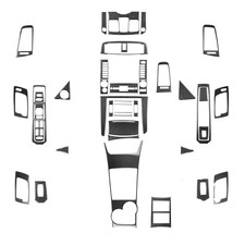 44pcs For Cadillac Cts 2003-2007 Carbon Fiber Interior Full Set Kit Cover Trim