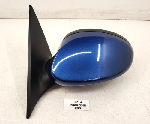 ✅ 07-09 OEM BMW E92 E93 328 335 Left Driver Side Heated Mirror Assembly Blue A51