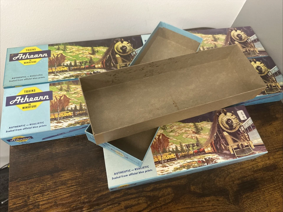 Athearn 10.25" Long Empty Boxes - LOT of 6 Used Boxes - EXCELLENT Condition - Image 2 of 4