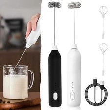 Electric Whisk - Cordless Milk Frother for Coffee & Eggs - 300mAh Battery