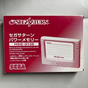 SEGA SATURN POWER MEMORY NEW PACKAGE MIST GRAY #6330a2