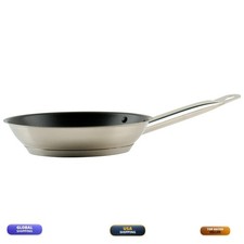 Winco Commercial-Grade Stainless Steel Fry Pan Non-Stick 8 inch