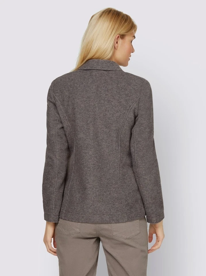 Blazer grau 40 linea TESINI Damen Blazer mit Applikationen UVP: 99,99€ A192 - Bild 3 von 3