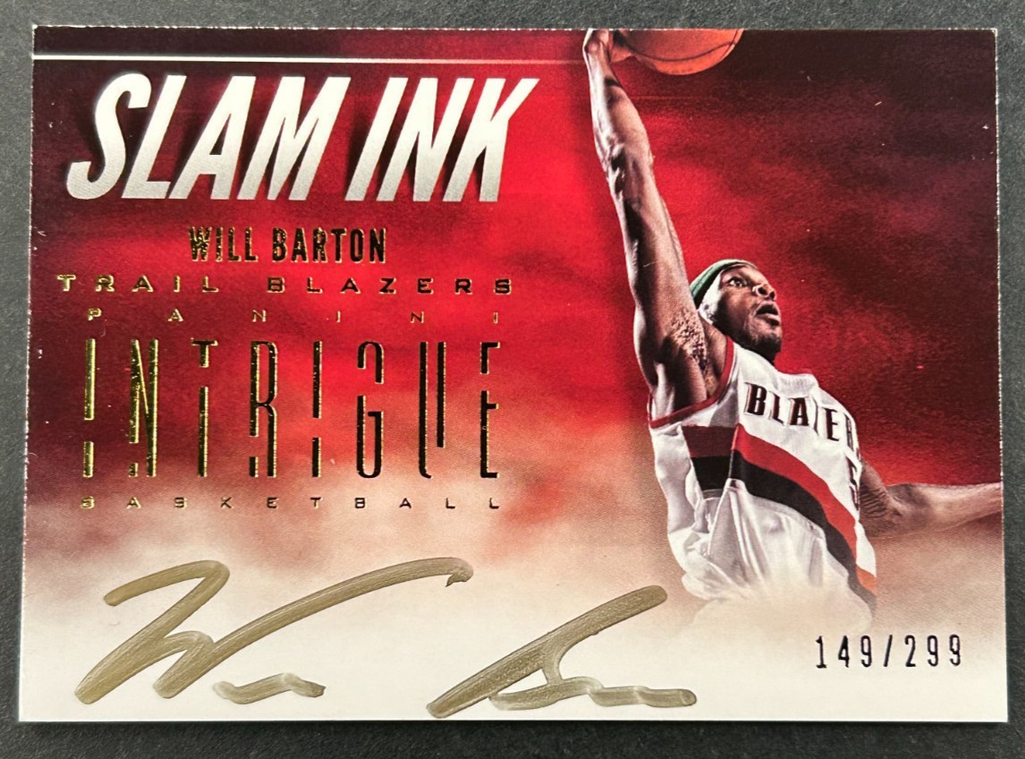 2012-13 Panini Intrigue - Will Barton #44 Portland Trail Blazers - RC AUTO /299 