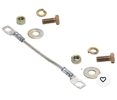 B-Line SB6691X73/4, 7.75'' x 0.162'', Tin Plated Copper, Grounding Strap, 1 pc