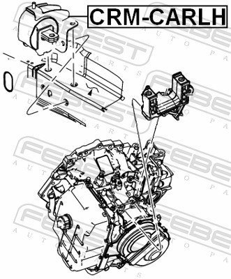 Fits FEBEST CRM-CARLH ENGINE AIRBAG LEFT CHRYSLER VOYAGER V 2007-2016 ⭐UK Stock⭐