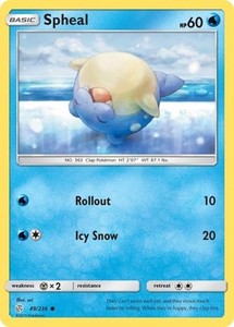 Spheal 49/236 Cosmic Eclipse Common