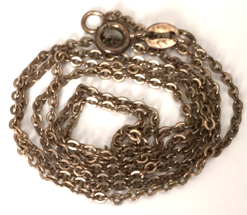 Vtg Necklace MARKED NV 925 STERLING SILVER Chain Jewelry lot y