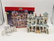 Beaumont Inn Light House Lemax Village Collection Fibre Optic- In Box- Untested