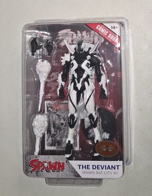 McFarlane Spawn The Deviant Red Platinum Edition Rat City #1 7'' Action Figure